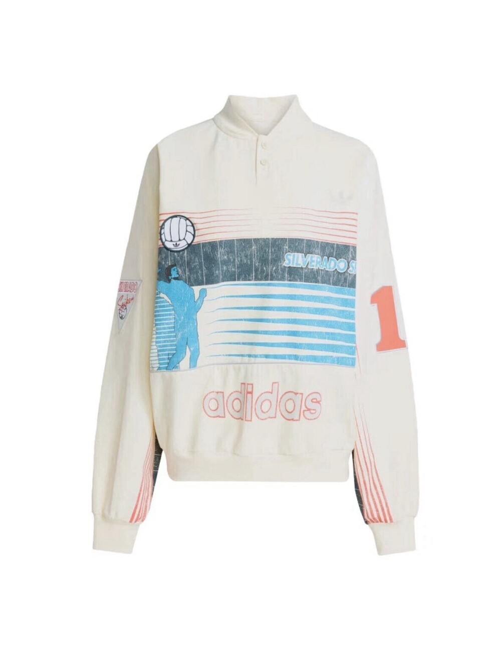 adidas women Archive Summersport Sweatshirt Size Medium NWT MSRP $140